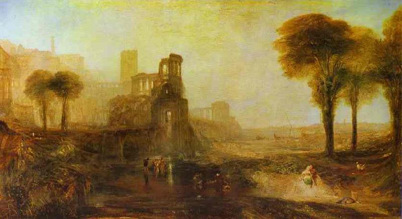 J.M.W. Turner Caligula's Palace and Bridge. Germany oil painting art